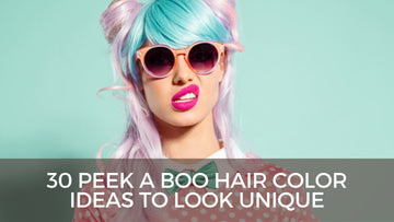 21 Beautiful Peek-A-Boo Hair Color Ideas to Look Unique 2024