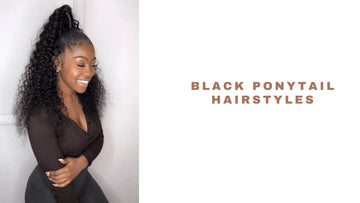 black ponytail hairstyles