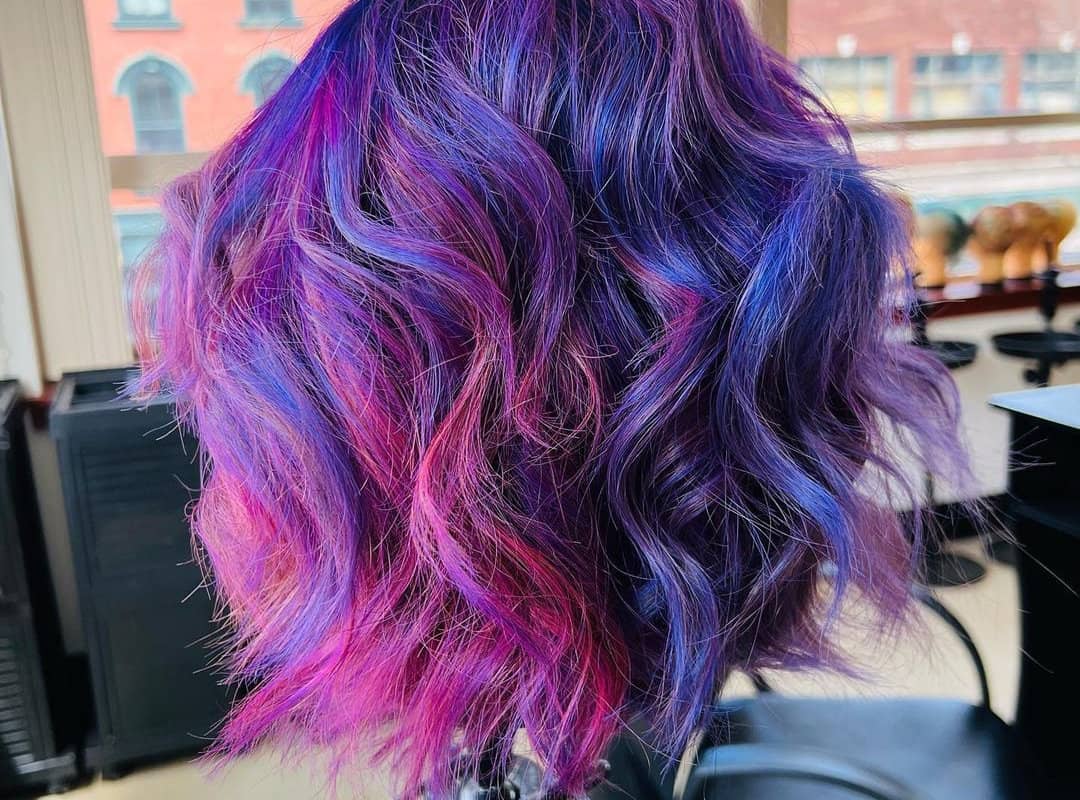 Hair with multi-galaxy