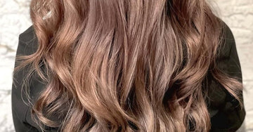 brown balayage on asian hair