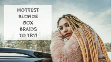 blonde box braids