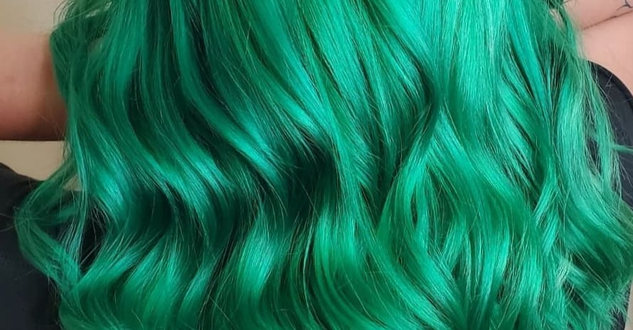 Green balayage