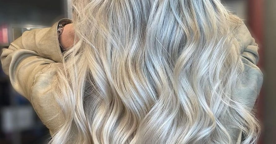 white balayage