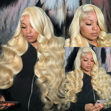 HD Glueless 613 Body Wave Honey Blonde Lace