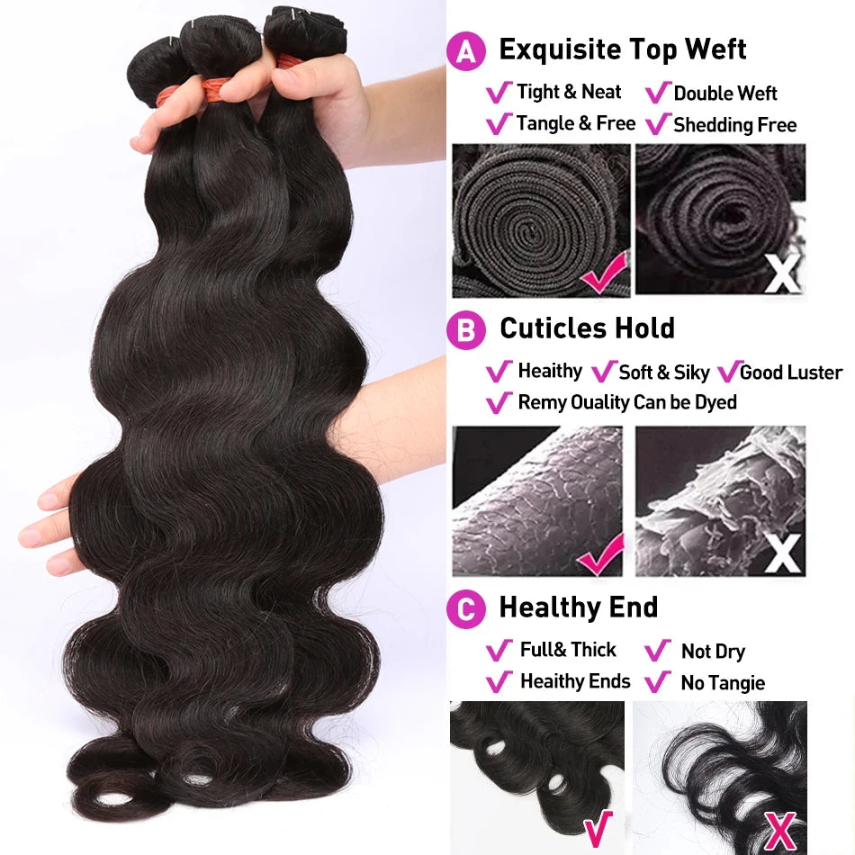 Rosabeauty Body Wave Bundles