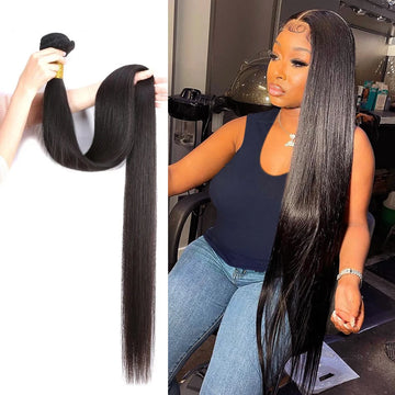 Sleek Straight Brazilian Remy Hair Weave